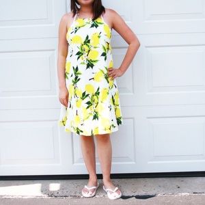 Lemon Print Dress